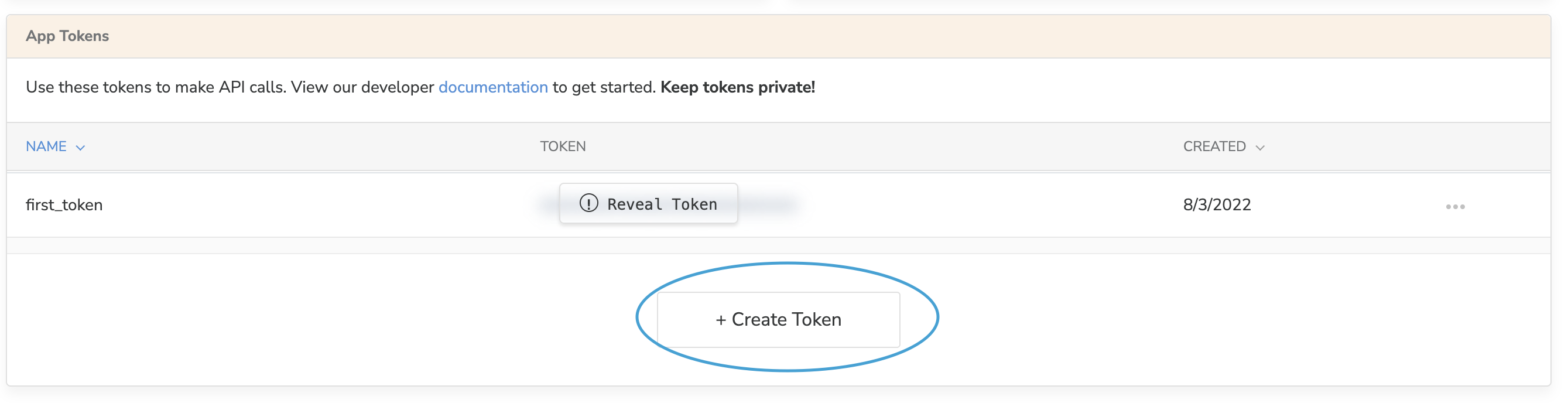 Generate an app token in Partner Center